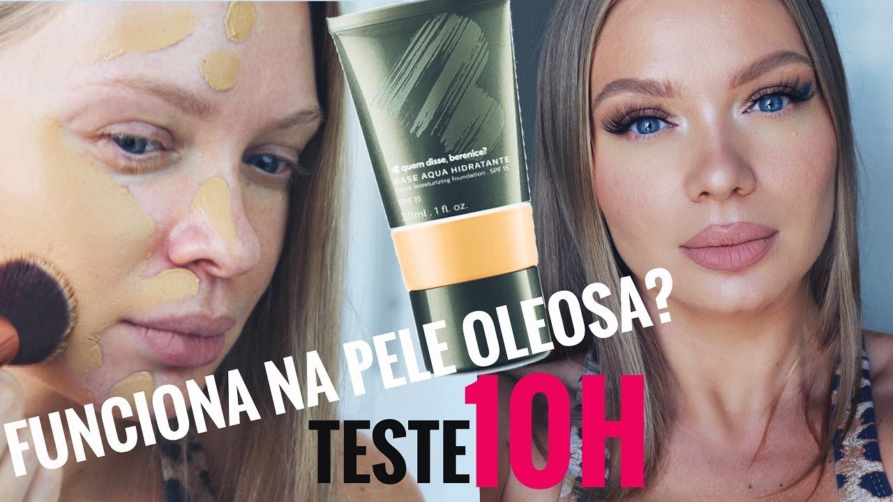 Teste da base Aqua Hidratante da Quem disse, berenice? | Daria Dasha