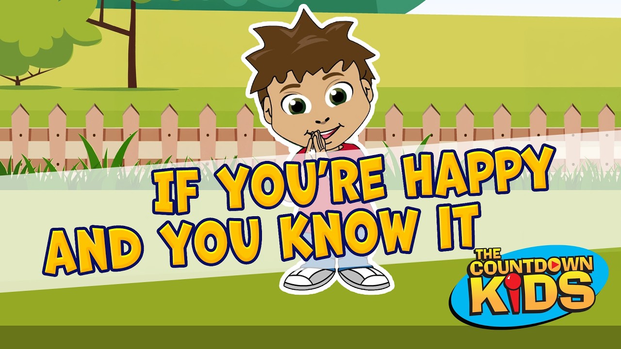 If You're Happy And You Know It - The Countdown Kids | Kids Songs & Nursery Rhymes | Lyric Video