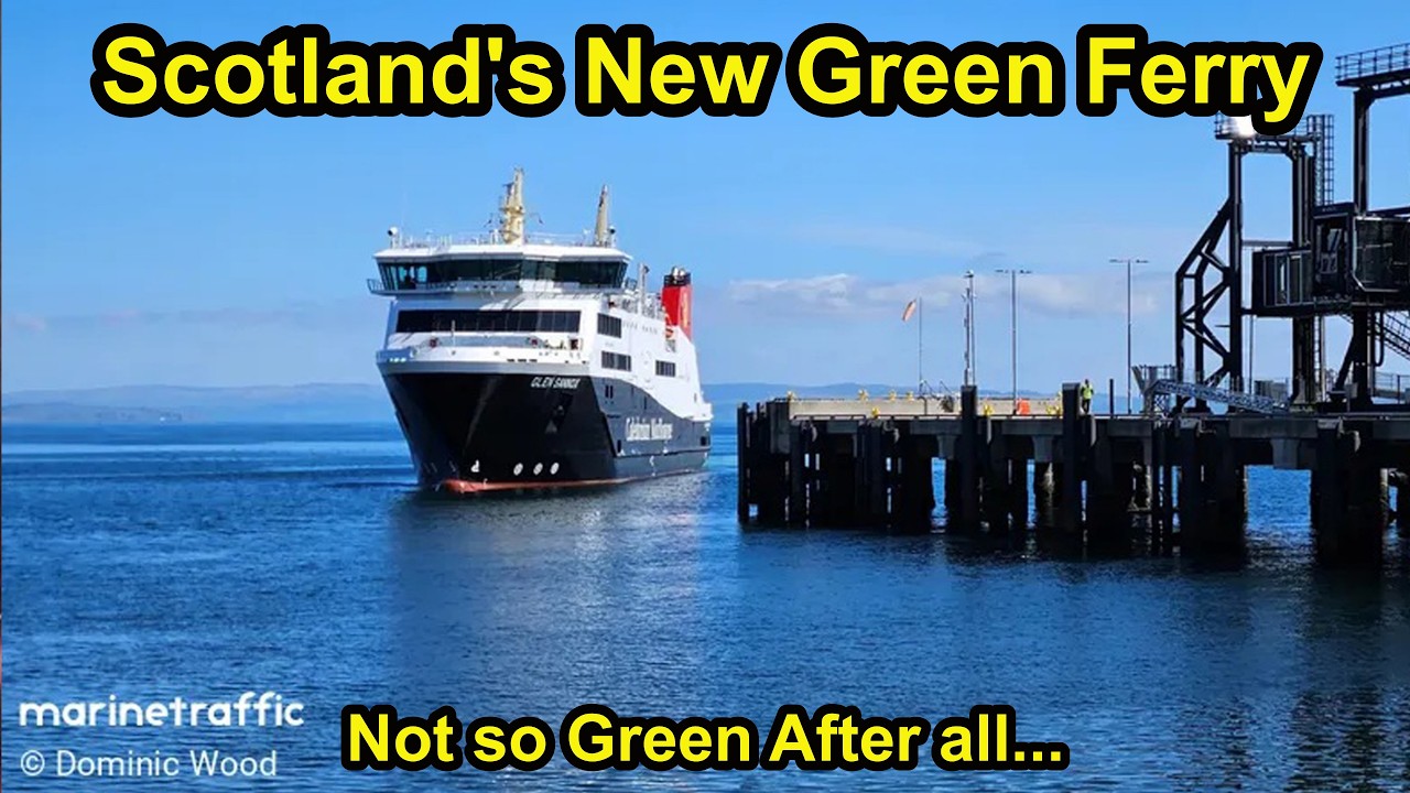 Scotland's new 'green' ferrry emits more C02 than the old diesel vessel.