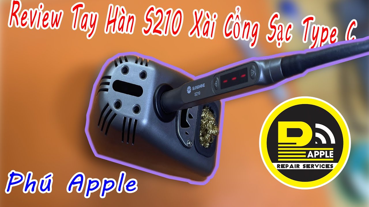 [Review] Tay H&agrave;n  Shunshine - S210 X&agrave;i Cổng Sạc Type C || Ph&uacute; Apple ||