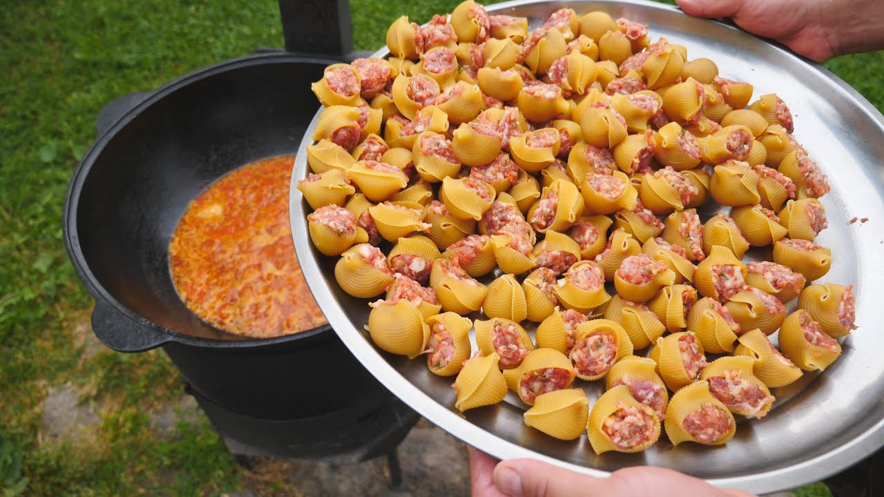 ОДИН ИЗ ЛУЧШИХ РЕЦЕПТОВ ПРИГОТОВЛЕНИЯ МАКАРОН С МЯСОМ В КАЗАНЕ