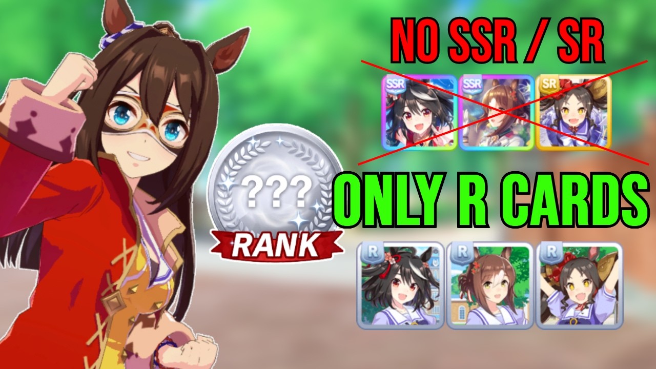 So I used ONLY R CARDS in Trackblazer Career&hellip; | Uma Musume: Pretty Derby