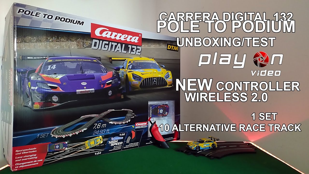 Carrera Digital 132 - Pole To Podium - Unboxing/Test