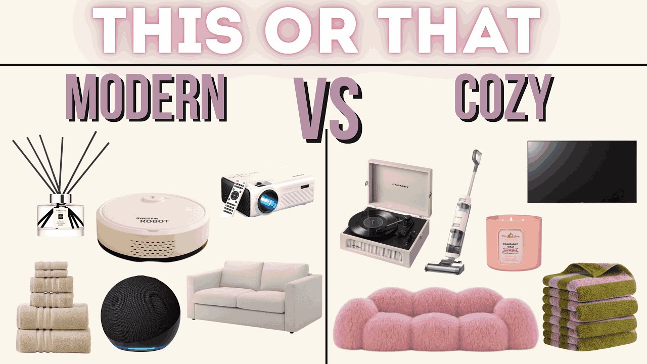 THIS OR THAT 🏡 Build Your DREAM Apartment Makeover | Cozy vs Modern Aesthetic ✨