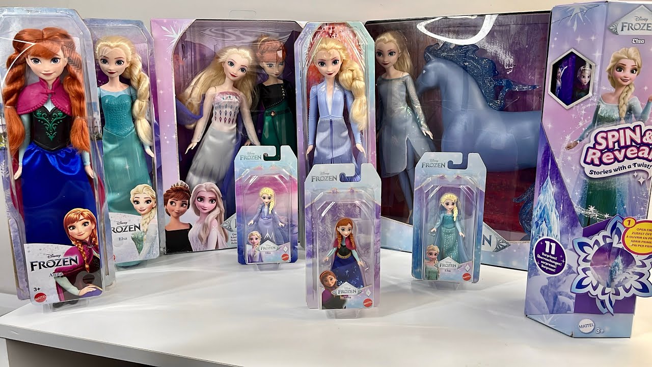 Frozen Elsa and Anna Playset | Satisfying Unboxing Disney Princess MATTEL Doll Collection | ASMR
