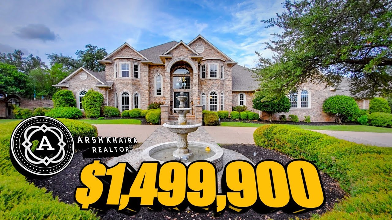 Timeless classic, custom mansion for sale in Leander, Tx. Beautiful vintage Ferrari in the garage.