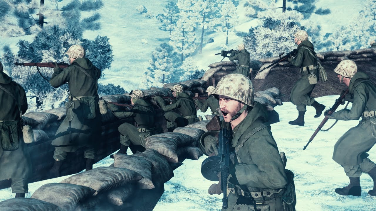 US MARINE OUTPOST ATTACKED BY CHINESE VOLUNTEER -KOREAN WAR- ARMA III CINEMATIC GAMEPLAY