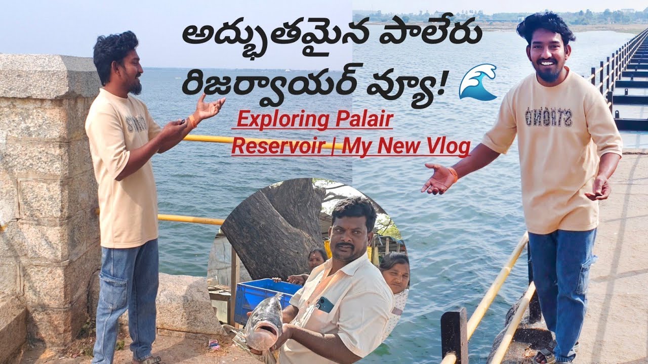 ​అద్భుతమైన పాలేరు రిజర్వాయర్ వ్యూ! 🌊| Exploring Palair dam #travel #telugu #trending #trendingvideo 