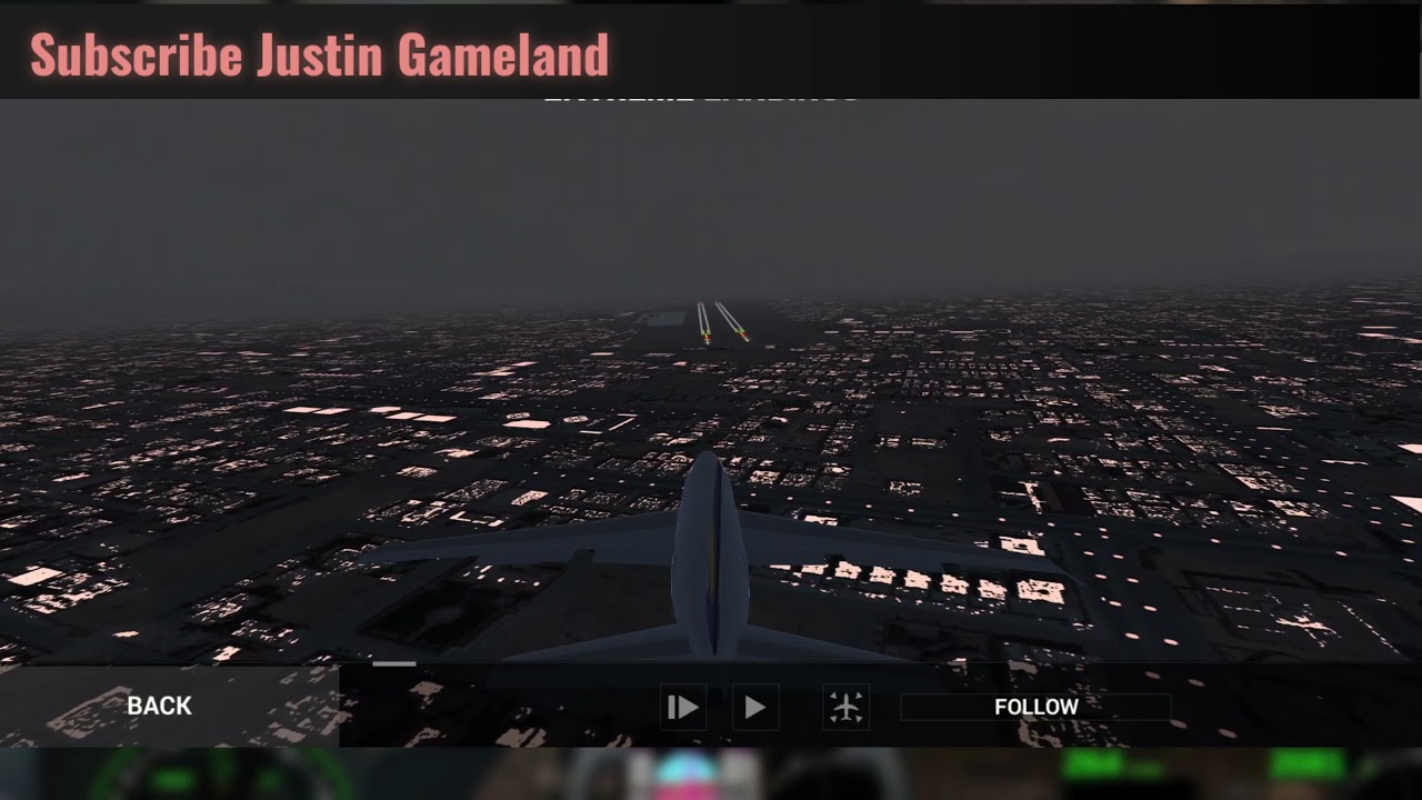 Extreme Landings pro HD | Boeing 747 Hard Landing, Landing at night 