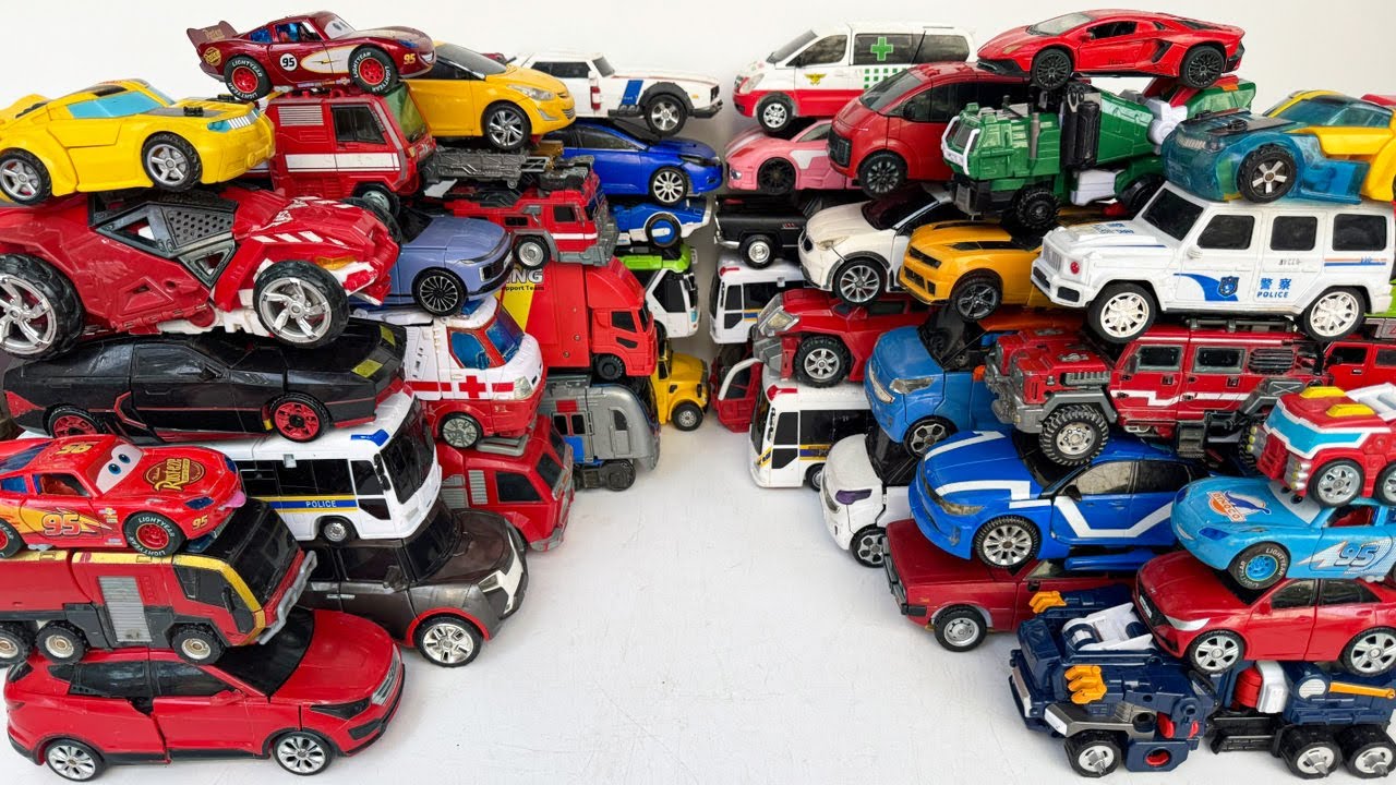 Tobot Hellocarbot Episode - Giant Car Adventure: Transformers Robot Disguise Stopmotion Compilation
