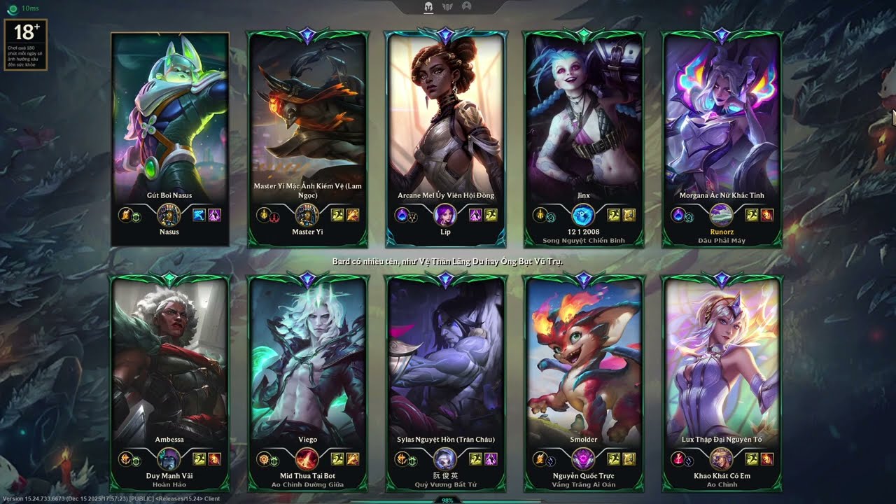 Morgana sp #12, áp đảo Lux đơn giản với Morgana sp (Runor)