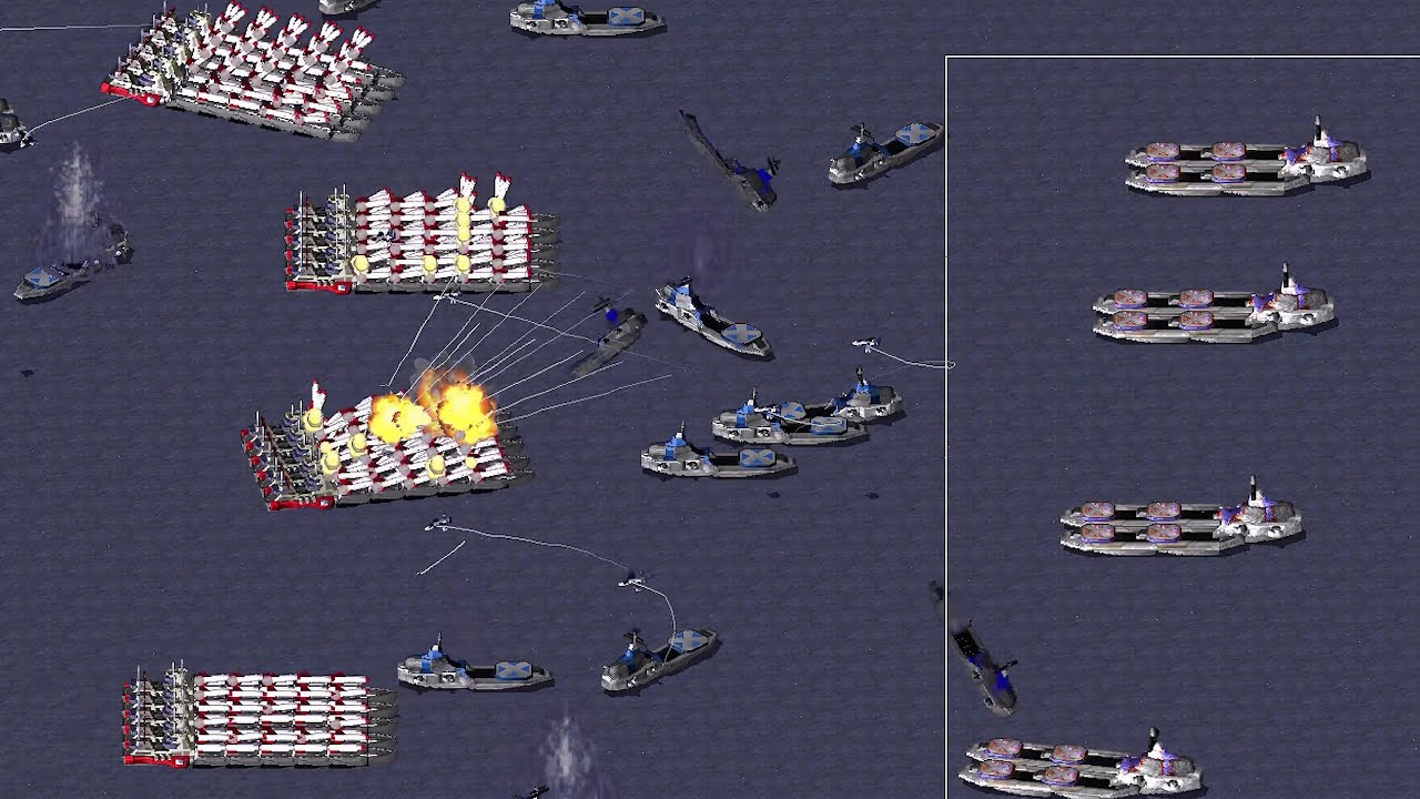 Red Alert Ultimate Duel! Dreadnought vs Aircraft Carrier！ -Red Alert2