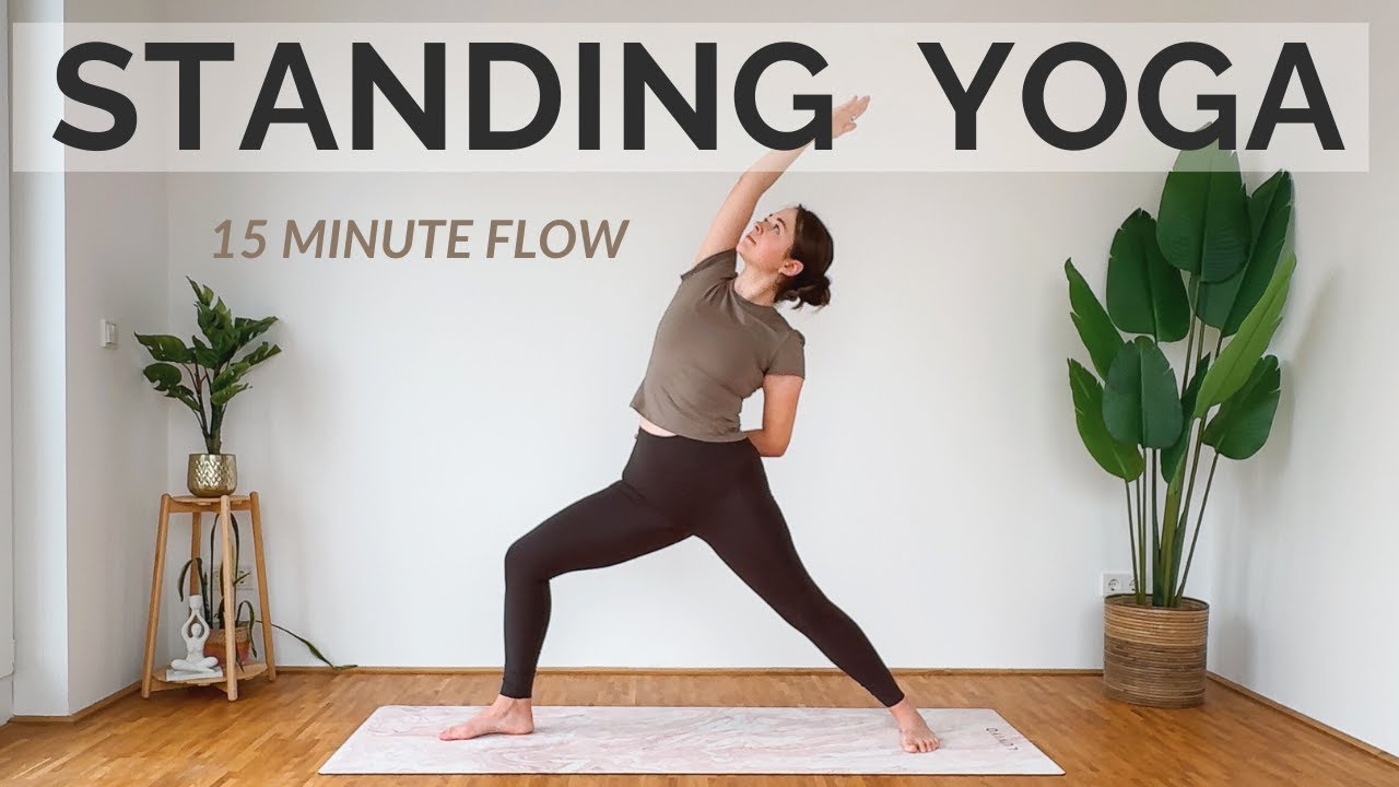 15 min Standing Yoga Flow | Balance & Strength | Yoga without mat