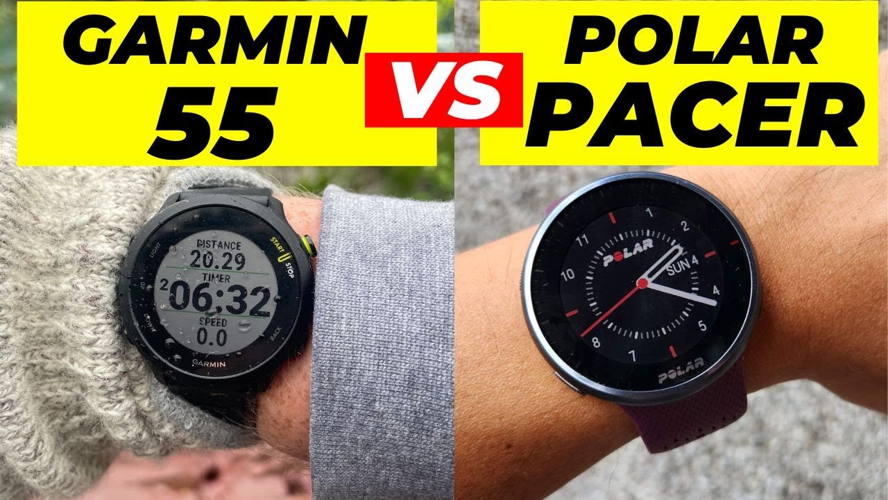 GARMIN FORERUNNER 55 vs POLAR PACER: Qual Devo Escolher?