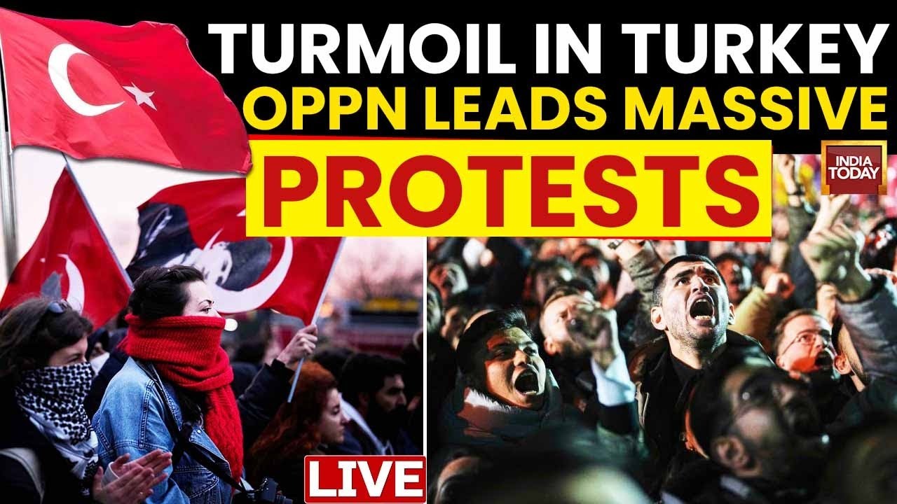 LIVE Mass Protests In Turkey | Oppn Rally In Support Of Istanbul Mayor, Police Disperse Protesters