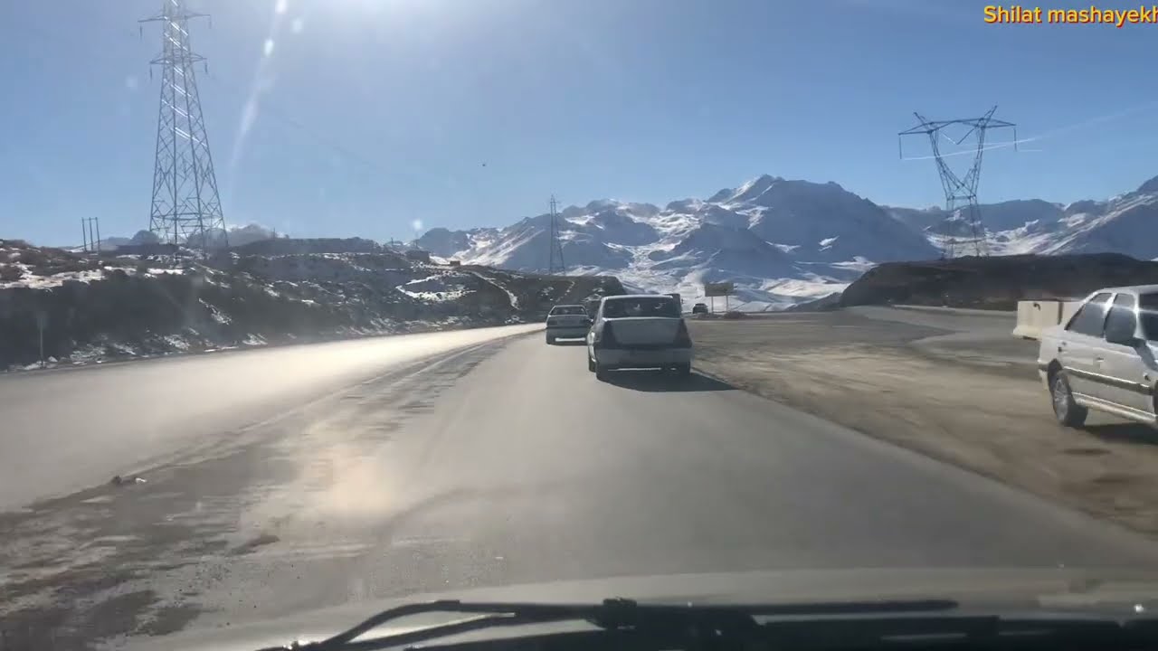 Enjoying the road from home to the fish farm