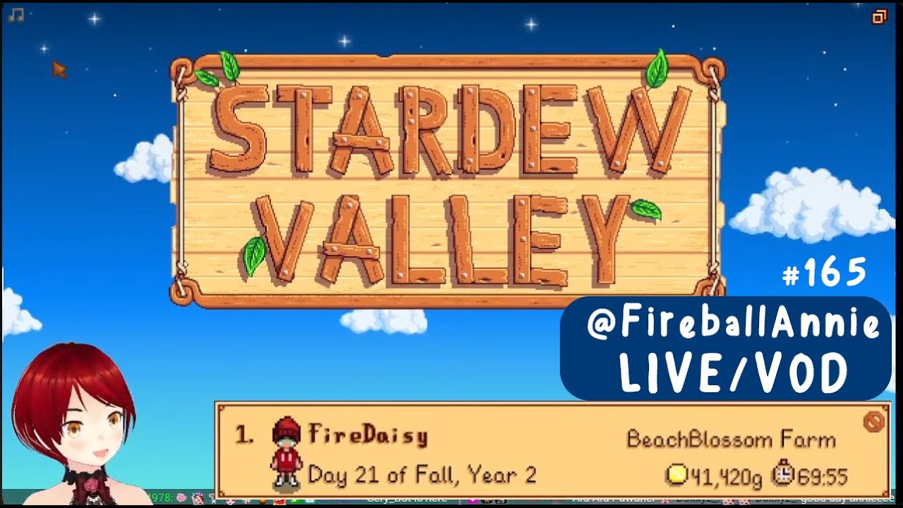 165✅22Jan26 Calm Mode Engaged  | Vanilla StarDew Gaming | off to the Desert & Ginger Island❣️