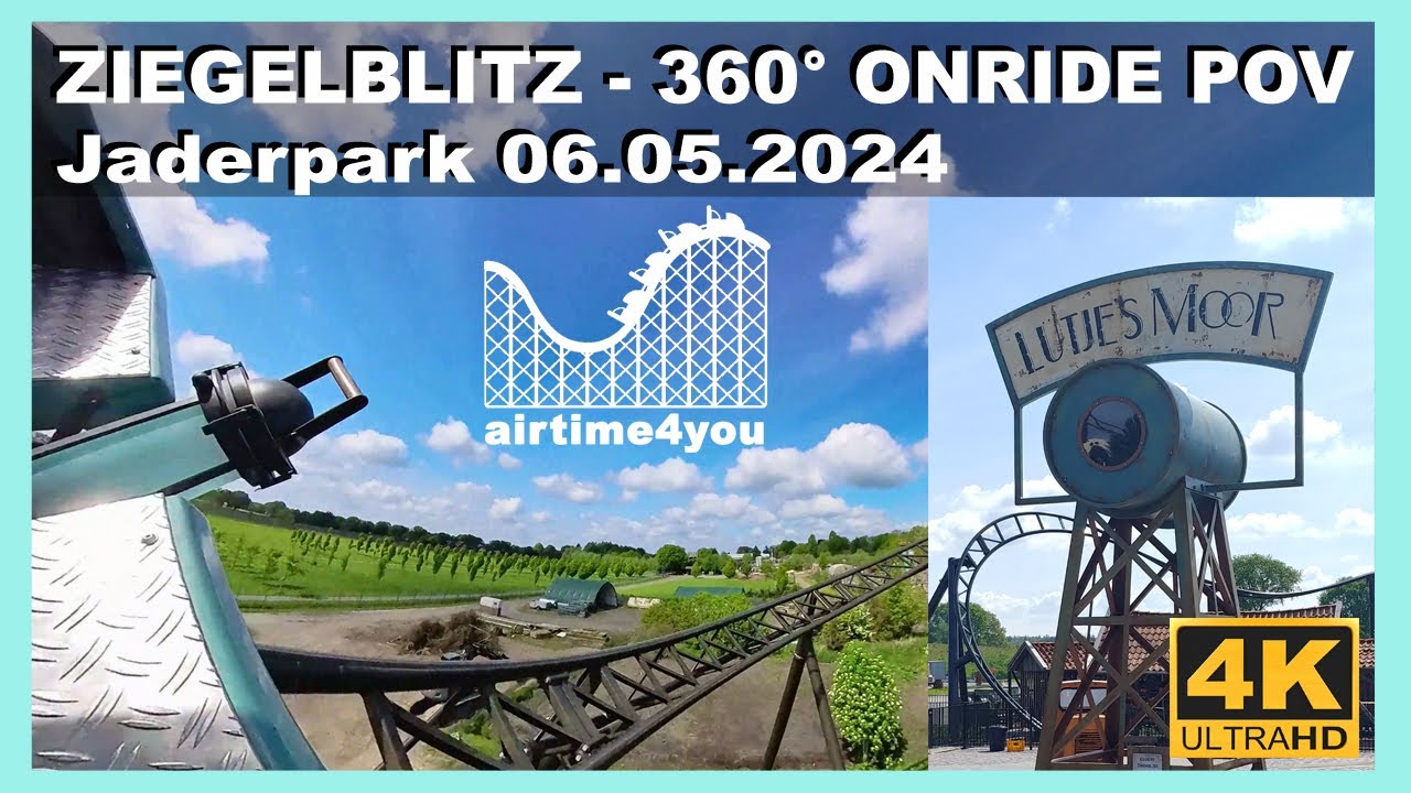 Ziegelblitz 360° ONRIDE POV  - Jaderpark - 06.05.2024 - 4K