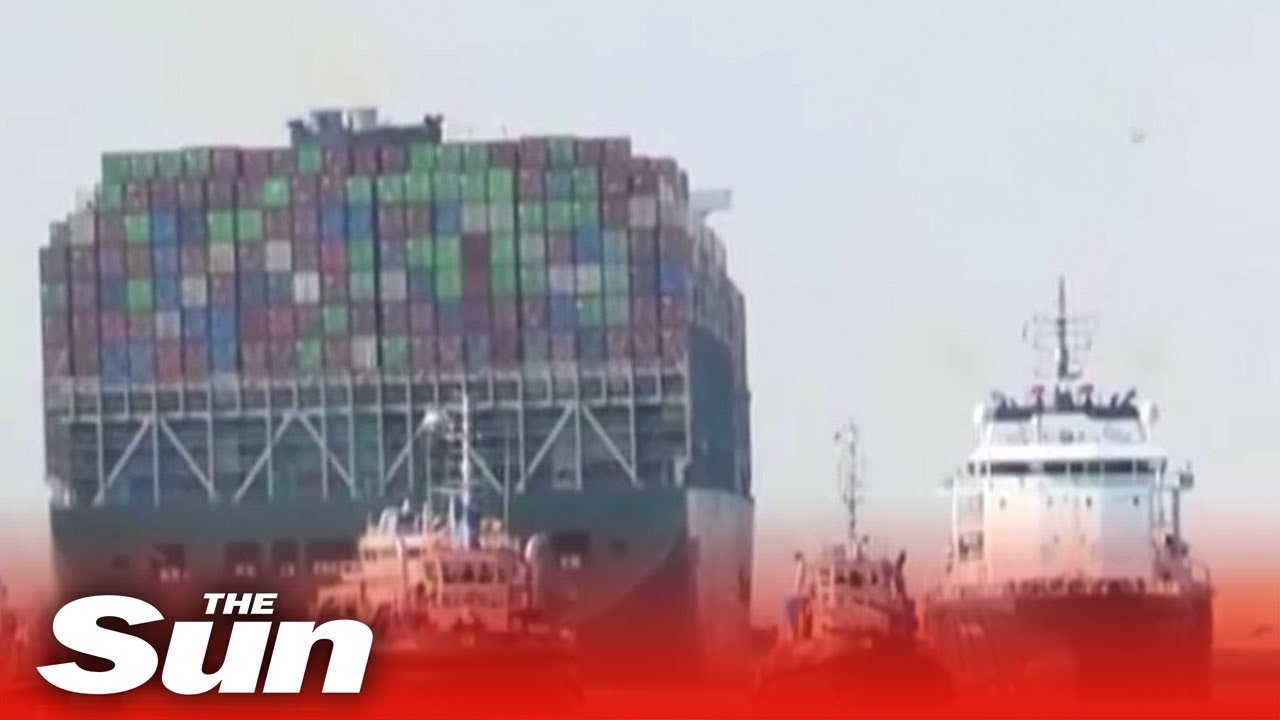 Live: Suez Canal megaship live tracker
