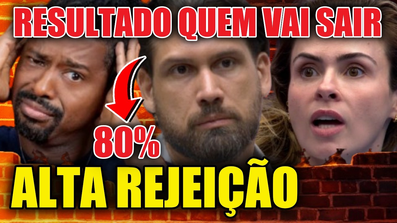 🔴ENQUETE PARED&Atilde;O BBB26 QUEM VAI SAIR: ANA PAULA, BRIGIDO ou LEANDRO? RESULTADO ATUALIZADO CHOCANTE