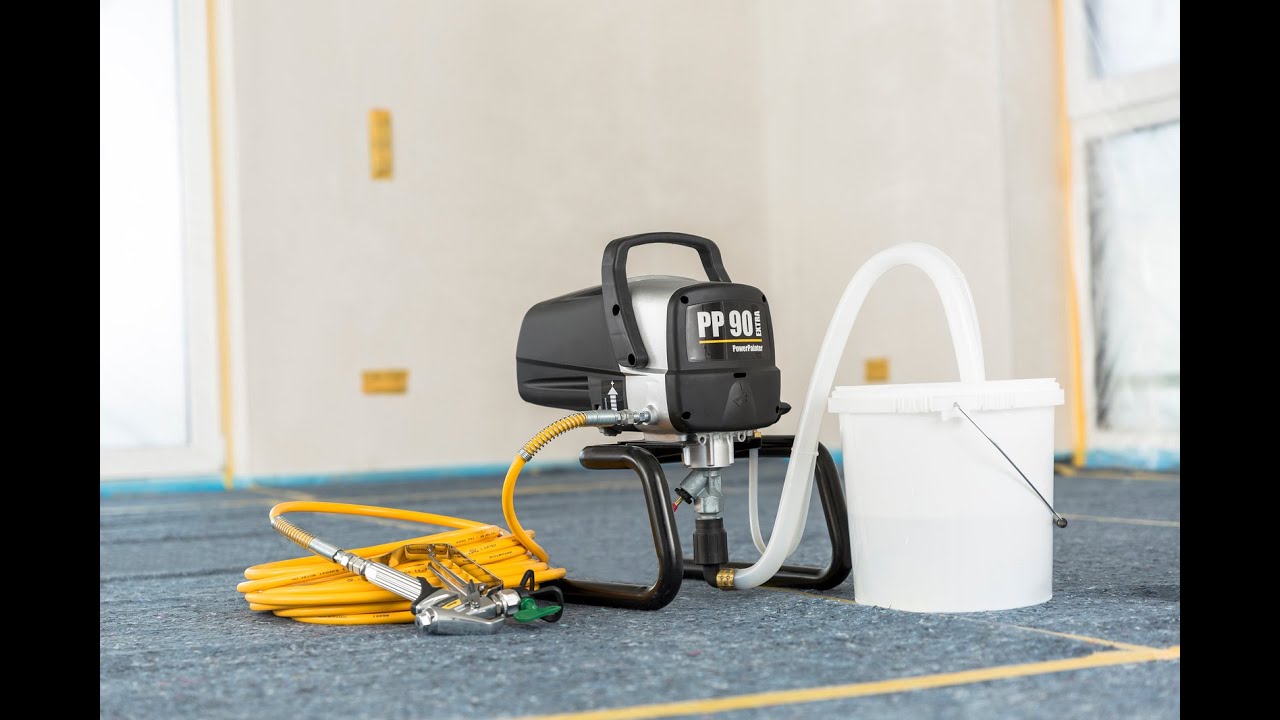 Поршневой окрасочный агрегат WAGNER PowerPainter 90 Extra Skid (версия на раме)