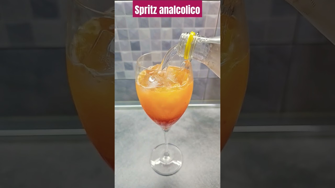 Spritz analcolico fatto in casa home made #spritz #aperitivo