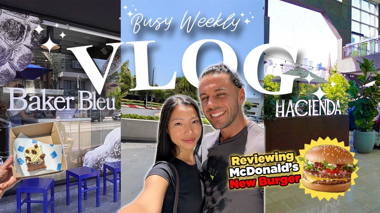 A Very Busy Weekly Vlog: Girlie date, Magic tricks, Shopping & Trying The New McDonalds Burger!