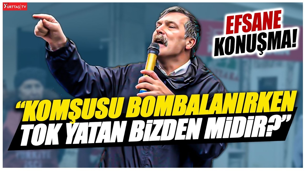 Erkan Baş: Komşusu bombalanırken tok yatan bizden midir?