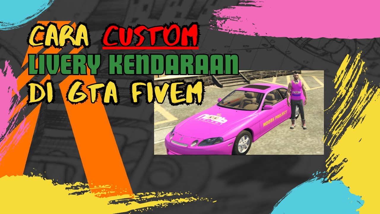 Cara Custom Livery Kendaraan GTA5 Fivem | 2023 #gta5 #fivem