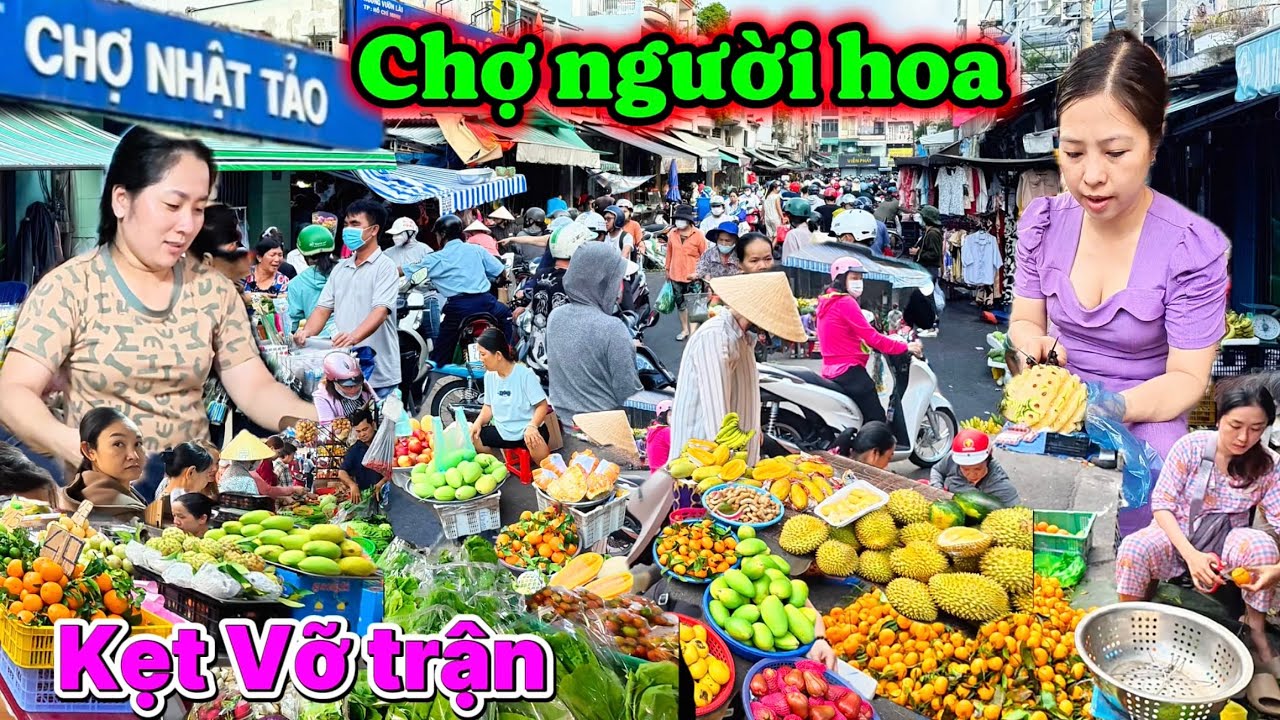 Chị gái dễ thương chợ Nhật Tảo Quận 10 khu người Hoa, kẹt vỡ trận 15 tháng giêng