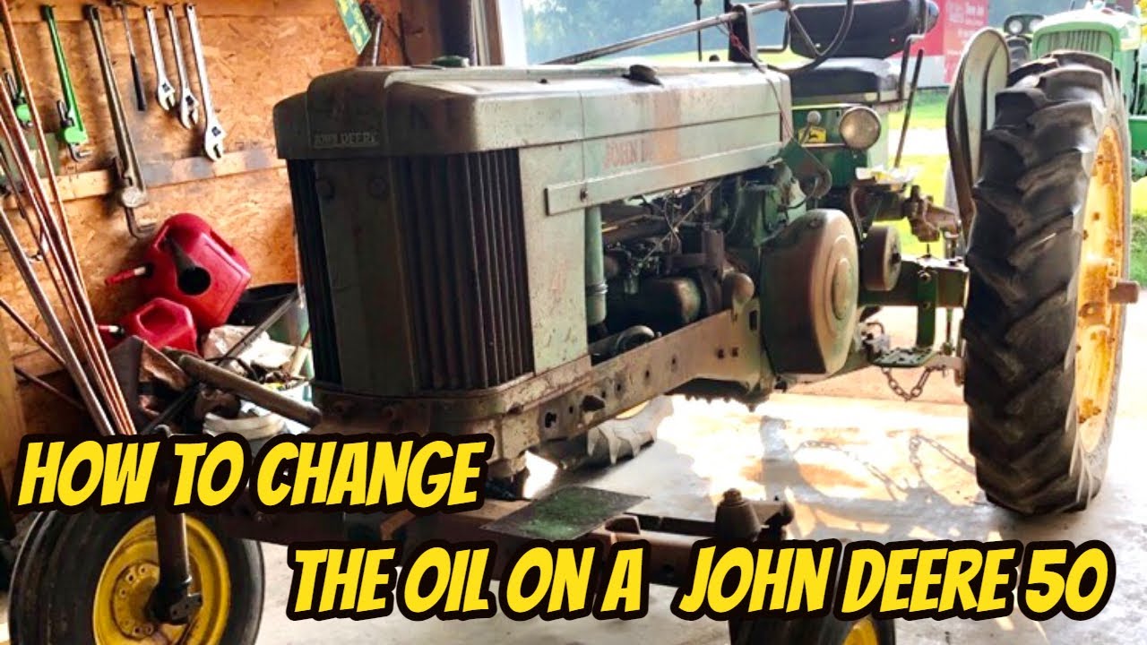 How to change the oil on a John Deere 50 (60 & 70) & shoutouts