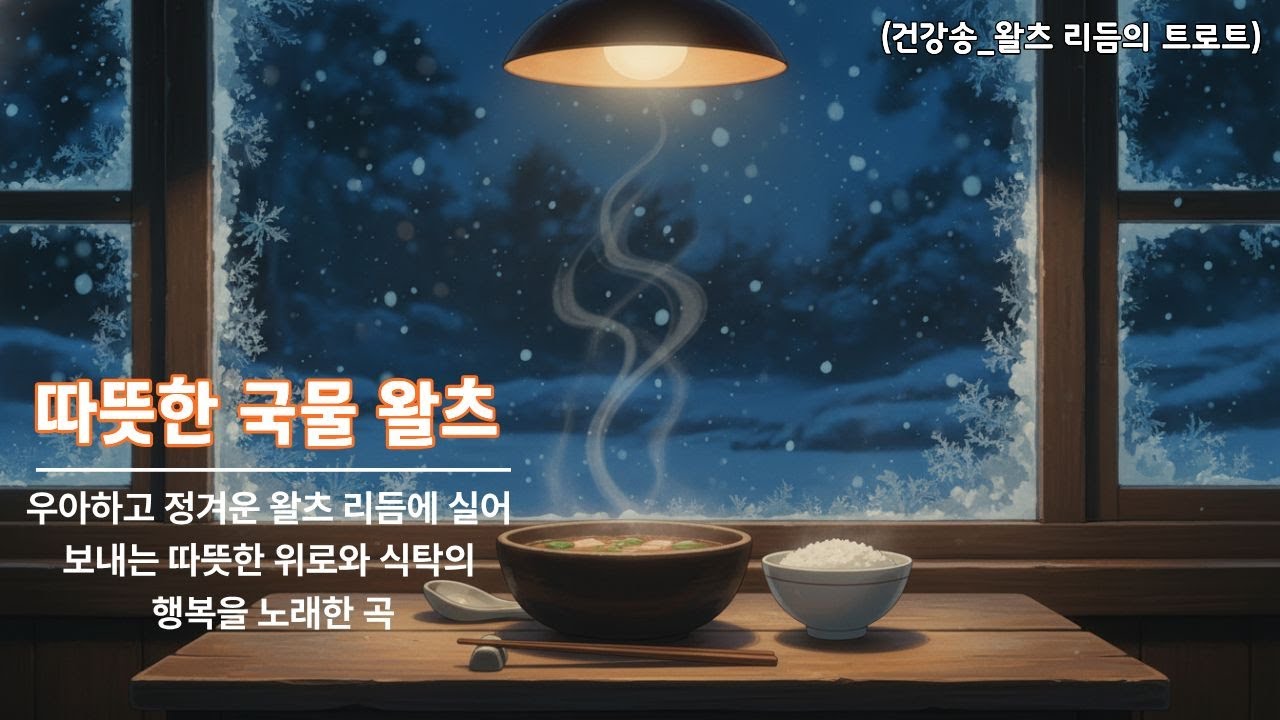 (건강송_왈츠 리듬의 트로트) 따뜻한 국물 왈츠 / 신체적 힐링을 노래