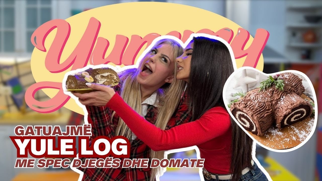 GATUAJMË YULE LOG ME SPEC DJEGËS DHE DOMATE?? | YUMMY CON MAMMI, EPISODI 5