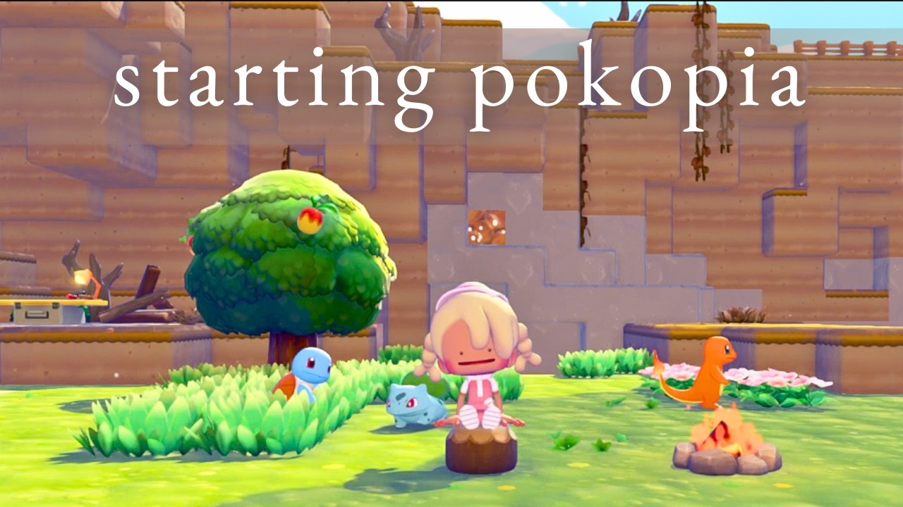 🌳 day one in pokopia | pokémon asmr gameplay | story progression one 🌤