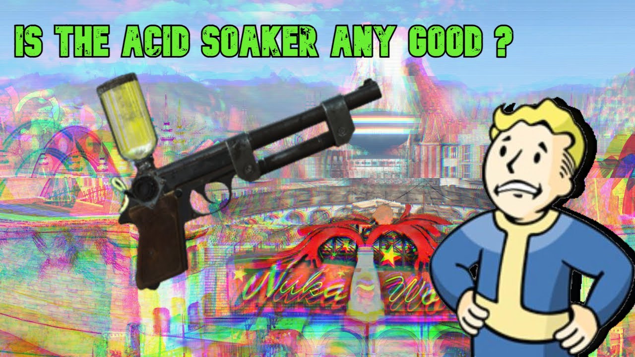 Can you beat Fallout 4 only using the acid soaker?
