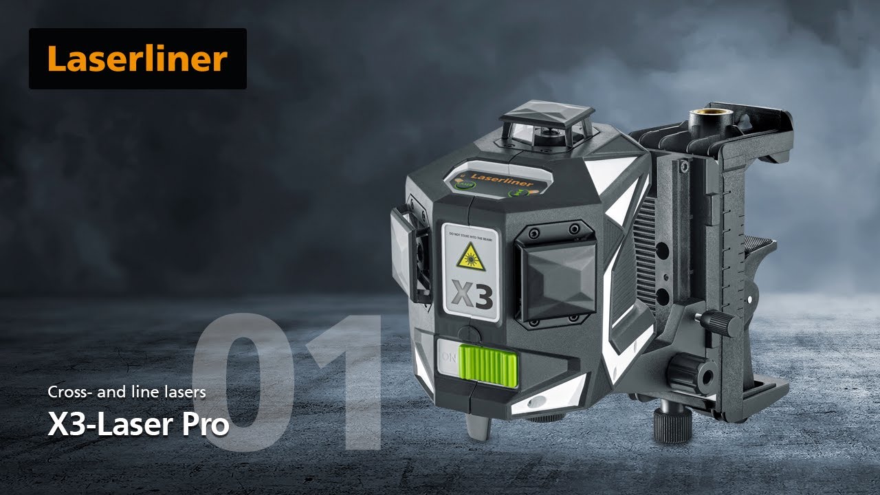 Cross- and line lasers - Unboxing - X3-Laser Pro - 036.800L