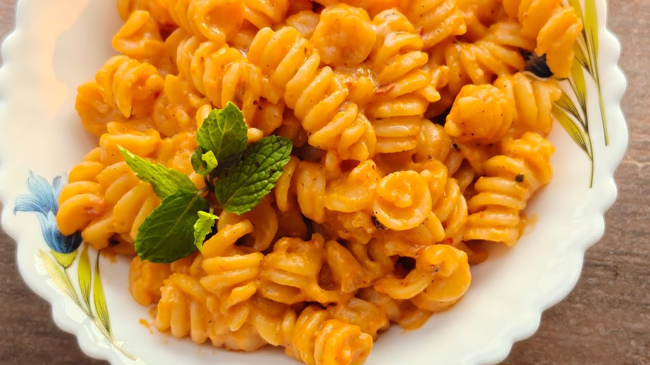 Instant Pasta Recipe! No cream No maida  pasta recipe!