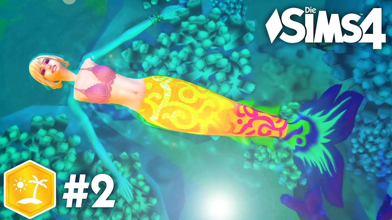 Meerjungfrauen Verwandlung 🧜‍♀️ Let's Play Die Sims 4 Inselleben Erweiterungspack #2 Gameplay