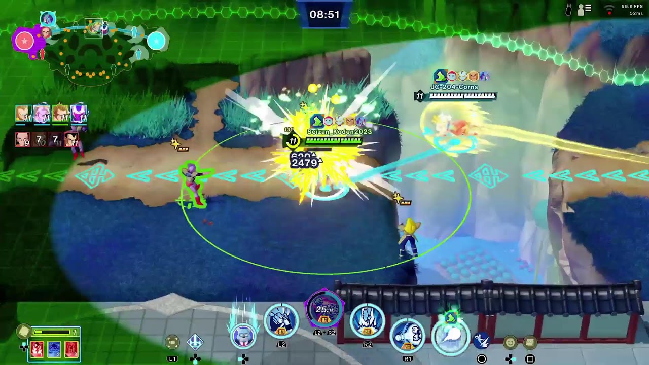 Dragon Ball Genkishin Squadra gameplay