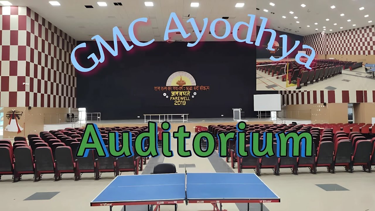 GMC Ayodhya Auditorium✨ tour and games❤️government Medical College Ayodhya MBBS ASMC Faizabad #mbbs