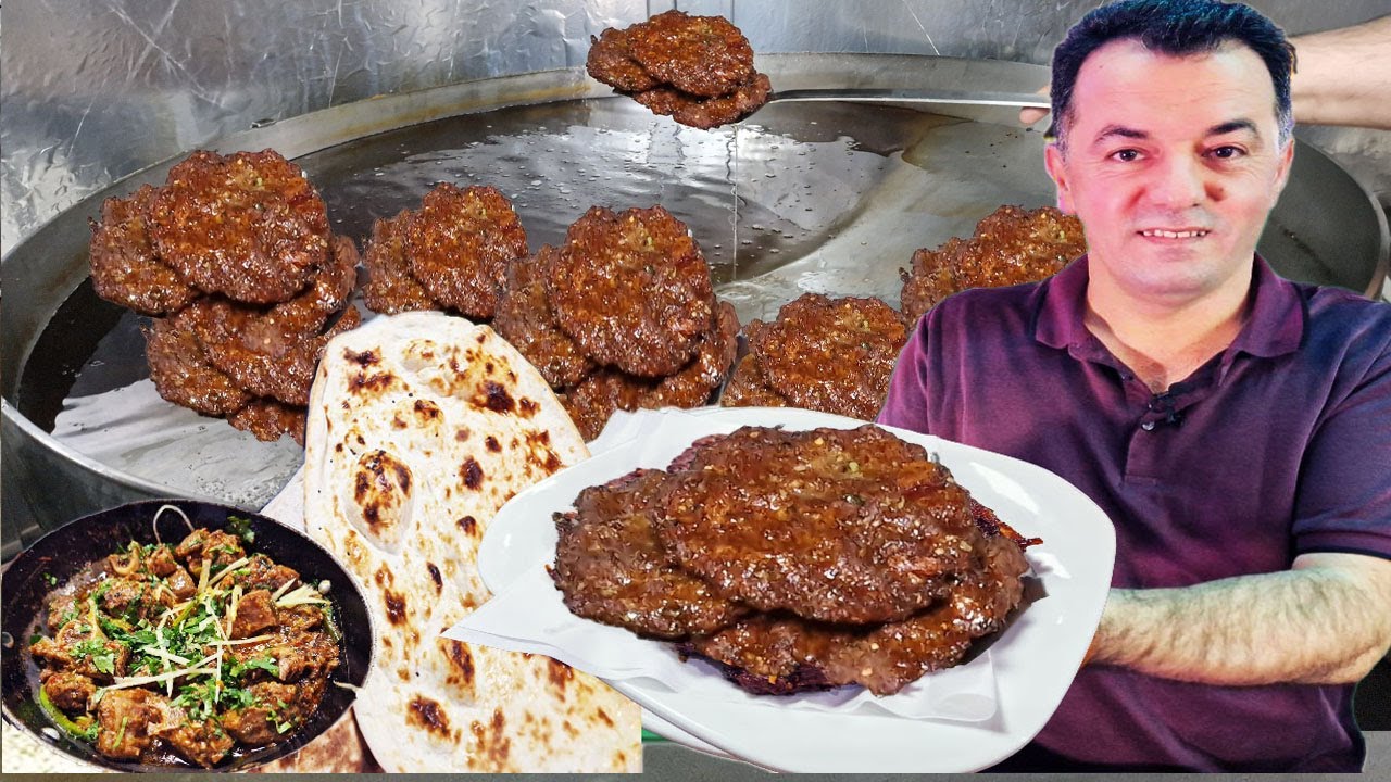 ULTIMATE PAKISTANI FOOD, fresh peshawar Chapli kebab, lamb Karahi ...