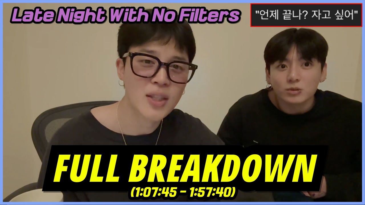 Jimin & Jungkook’s 2-Hour Live Stream Was a Rollercoaster (BTS Weverse Live Korean Reaction)