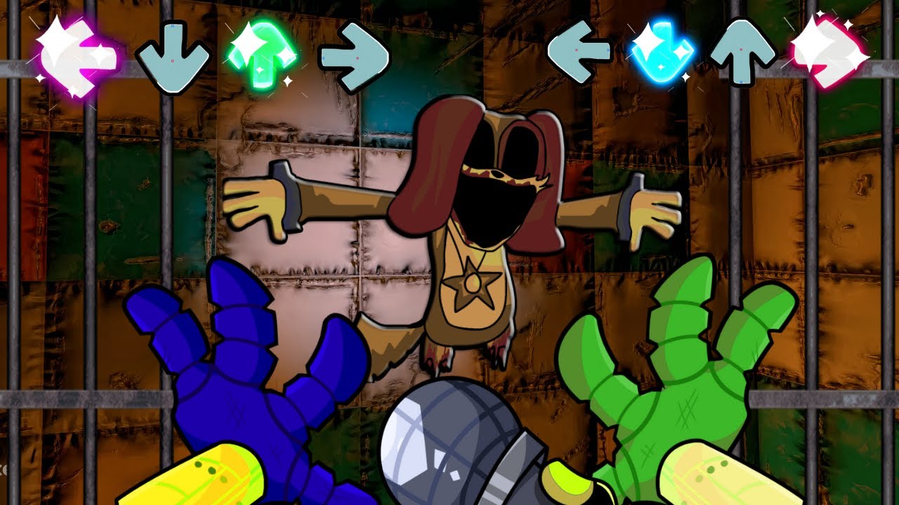 Friday Night Funkin' - Dogday vs Player (Monochrome) - Poppy Playtime Chapter 3 x FNF