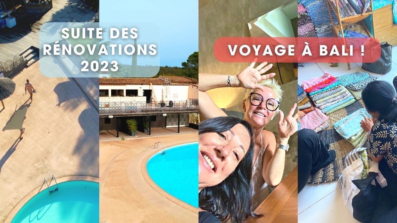 On continue les rénovations 2023 + Voyage à Bali !  - Les Coulisses d'Esterel Caravaning
