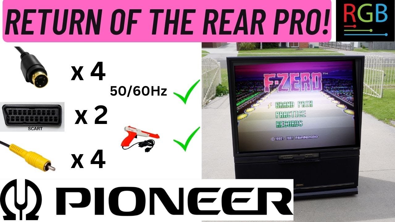 Pioneer Reference CRT Projection Monitor Receiver SD-T5022/SL