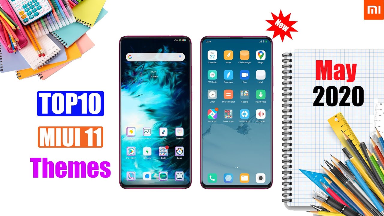 Top 10 MIUI 11 Supported Themes of May 2020 MIUI 11 Themes Series Part 1