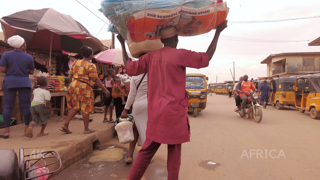 Rear View of Lagos Nigeria you've never seen - Street Scenes in Extremely busy African City