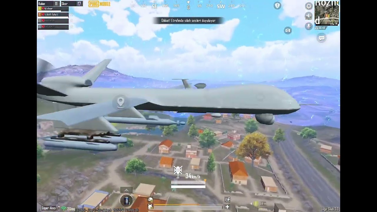 TEK BAŞINA BİR ORDU OLDUM GÜZEL ÇATIŞMA OLDU PUBG MOBİLE AĞIR SİLAH MODU