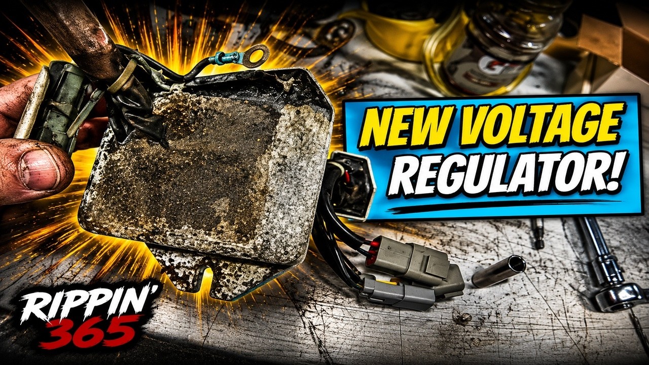 2005 Skidoo GSX 600 HO SDI Voltage Regulator Replacement