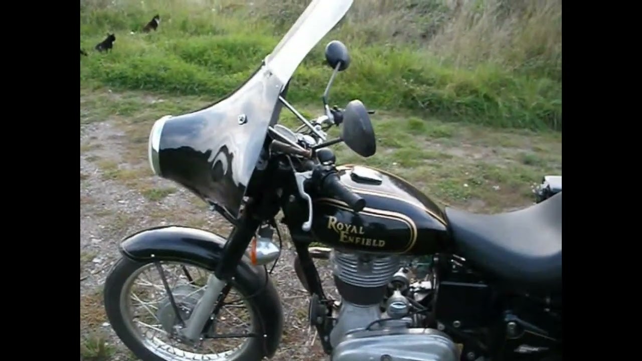 Royal Enfield 350 Bullet standard. (The only authentic, real retro bike.)